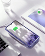 Case for Samsung Galaxy S22, Suritch Full Body Marble, purple