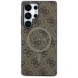 GUESS 4G Ring Classic Logo MagSafe Case for Samsung Galaxy S25 Ultra