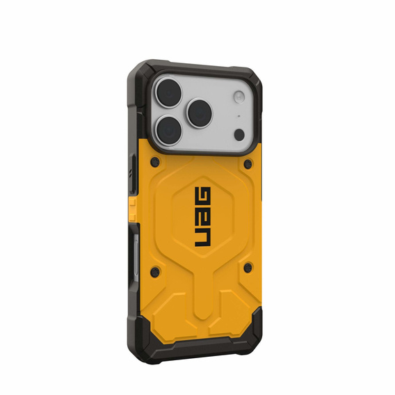 Urban Armor Gear case for iPhone 17 Pro Max, Pathfinder MagSafe, Heritage Yellow