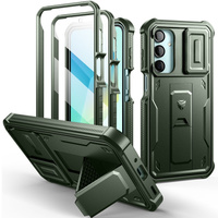 Armored case for Samsung Galaxy A16, Dexnor Full Body (Two Frames), green