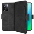 Flip case for Oppo A57s, Card Slot, black