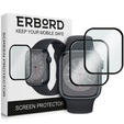 2x ERBORD Hybrid Glass for Apple Watch 7/8/9 41mm