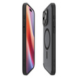 Spigen MagSafe Case for iPhone 16 Pro Max, Ultra Hybrid, transparent / black + 9H Tempered Glass