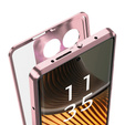 1 x Case for Motorola Edge 50 Ultra, Frame Case, pink