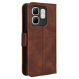 Flip case for Infinix Hot 50i 4G, Card Slot, brown