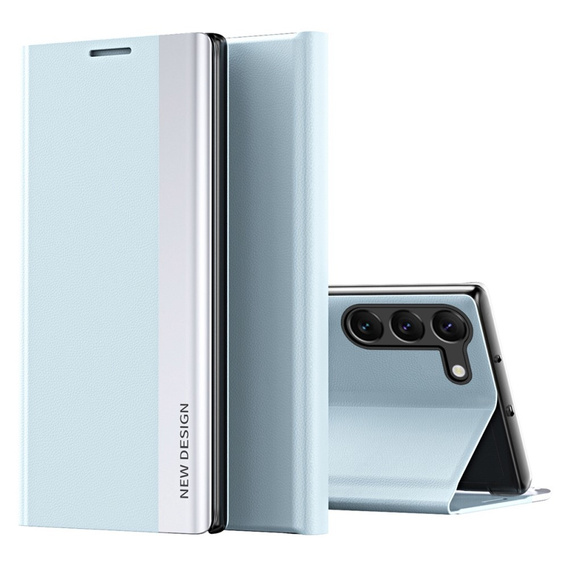 Flip case for Samsung Galaxy S23, Side Magnetic, blue