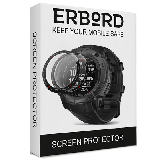 2x ERBORD Hybrid Glass for Garmin Instinct 2X