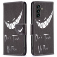 Flip case for Samsung Galaxy A05s, Wallet, Don't Touch My Phone, black