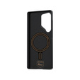 BENKS Kevlar Case for Samsung Galaxy S25 Ultra, for MagSafe, Carbon Fiber, black