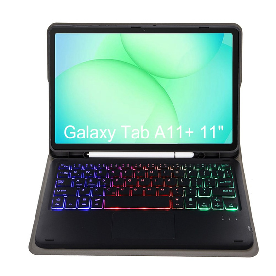 Case with backlit Bluetooth keyboard and touchpad for Samsung Galaxy Tab A11+