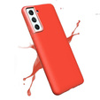 Case for Samsung Galaxy S21+ Plus, Silicone Lite, red