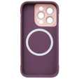 Case for iPhone 15 Pro Max, ERBORD Armor Mag, maroon