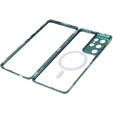 Magnetic Dual Glass MagSafe case for Samsung Galaxy S21 Ultra, green
