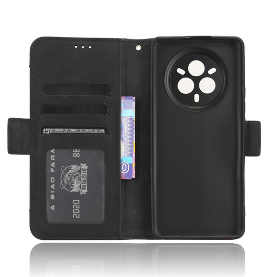 Flip case for Realme 14 Pro+ 5G, Card Slot, black