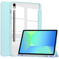 Case for Samsung Galaxy Tab S10 FE+ Plus, Smartcase Hybrid, with stylus space, blue