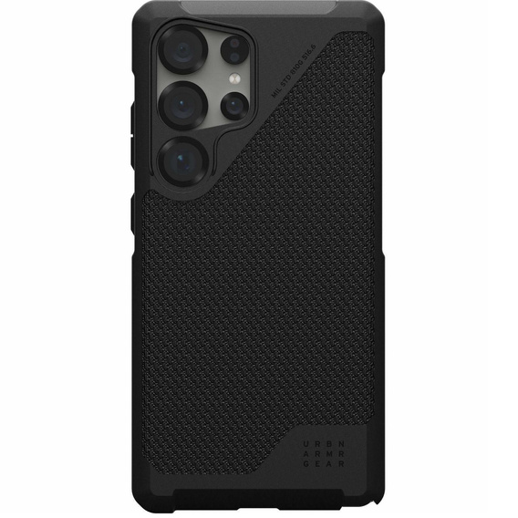 Urban Armor Gear Case for Samsung Galaxy S25 Ultra, Metropolis LT MagSafe Kevlar, black