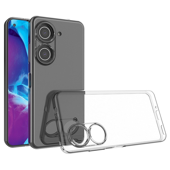 Thin Case for Asus Zenfone 9 5G / 10 5G, Slim, transparent