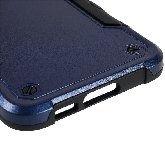 Armored case for Samsung Galaxy S23, Dual-Layer, dark blue
