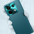 Leather case for Xiaomi Redmi Note 13 5G, leather hybrid, green