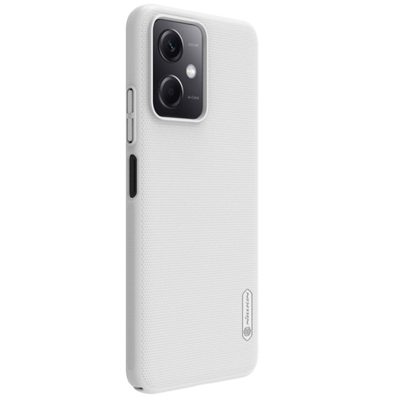 NILLKIN Case for Xiaomi Redmi Note 12 5G / POCO X5 5G, Super Frosted Shield Case, white