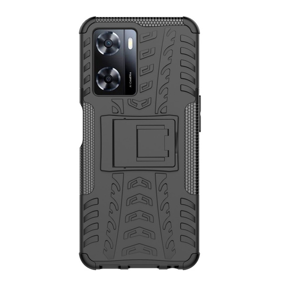 Case for Oppo A57s, Tire Armor, black