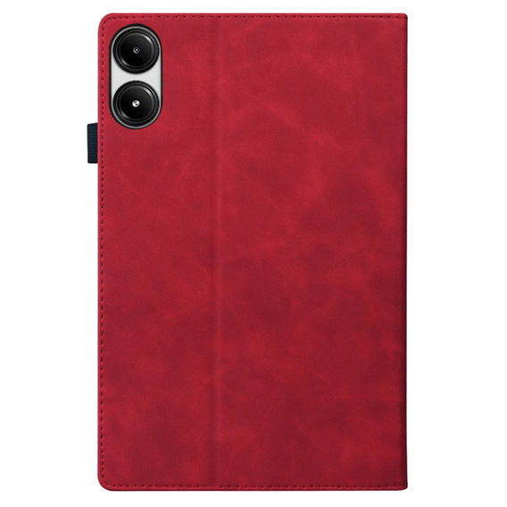 Case for Xiaomi Redmi Pad Pro / Xiaomi Poco Pad, Classic, with space for stylus, red