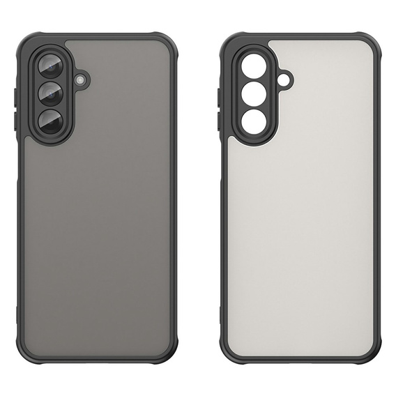Matt Case for Samsung Galaxy A17 5G, smoked with black sides