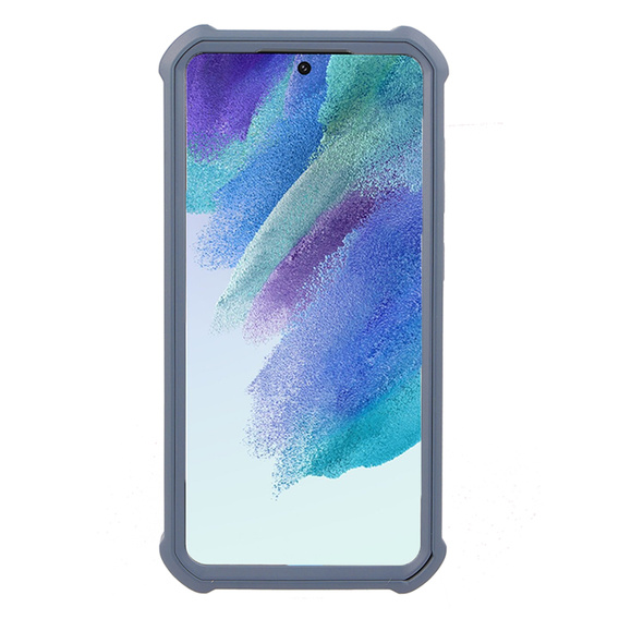 Armored case for Samsung Galaxy S21 FE, Dexnor Full Body, dark blue