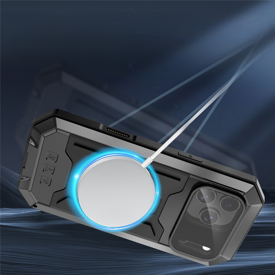 R-JUST armoured case with screen protector and stand for iPhone 17 Pro