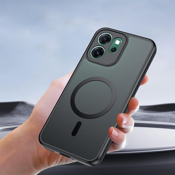 Matt Case for Oppo Reno 14F, for MagSafe, translucent black