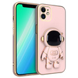 Case for iPhone 12, Astronaut, pink