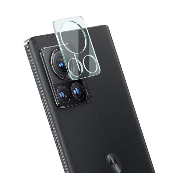 BENKS Kevlar Case for Motorola Edge 30 Ultra, for MagSafe, Carbon Fiber, transparent