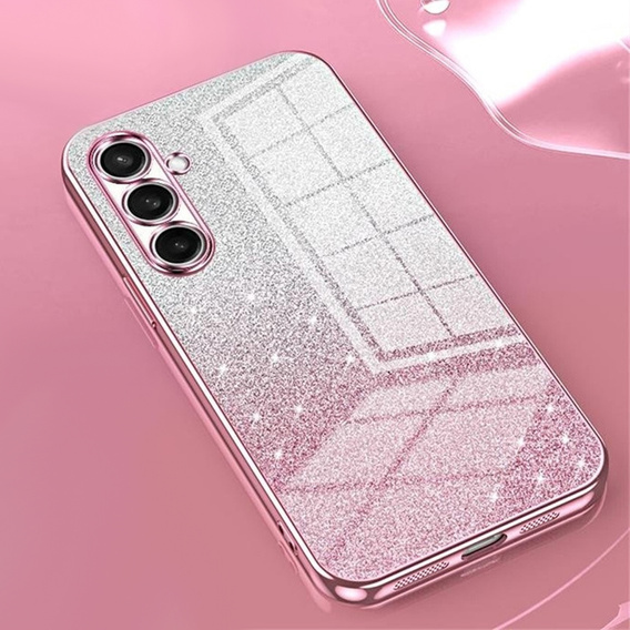 Glitter Case CamShield for Samsung Galaxy A37 5G, pink