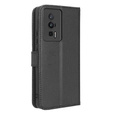 Flip case for Poco F5 Pro 5G, Wallet Smart Magnet, black