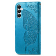 Flip case for Samsung Galaxy A05s, Butterfly, blue