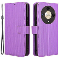 Flip case for Honor Magic 6 Lite 5G, Wallet Smart Magnet, purple