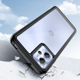 Case for Motorola Moto G13 / G23, Fusion Hybrid, transparent / black