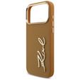 Karl Lagerfeld Karl Script Logo case – with metal buttons for iPhone 17 Pro Max