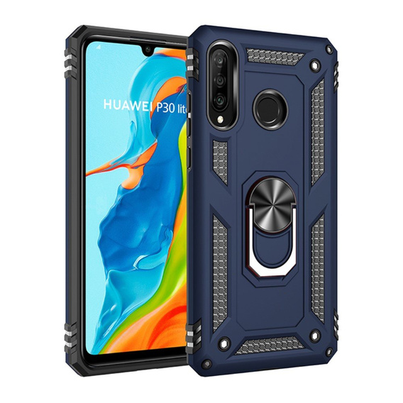Armor Case for Huawei P30 Lite, Nox Case Ring, blue