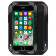 Love Mei Case for iPhone 7/8/SE 2020/SE 2022, armored with glass, black