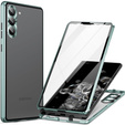 Case for Samsung Galaxy S23, Magnetic Dual Glass, green