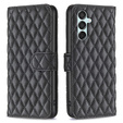 Flip case for Samsung Galaxy M15 5G, Wallet, BINFEN COLOR, black