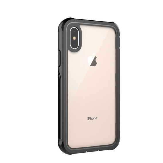 Case for iPhone X / XS, Shockproof, with film, black