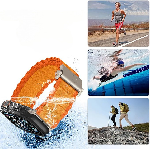 Nylon Strap for Apple Watch 1/2/3/4/5/6/7/8/9/SE/Ultra/Ultra 2 42/44/45/49mm