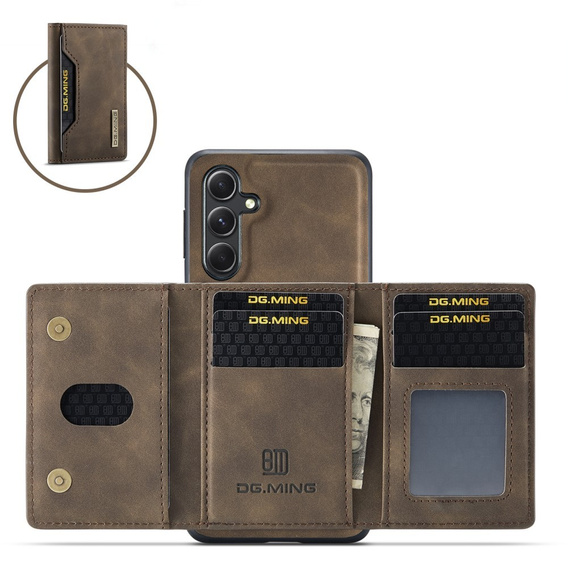 Case for Samsung Galaxy A56 5G, DG.MING 2in1, coffee