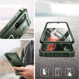 Armored case for Samsung Galaxy S20 FE, Dexnor Full Body, green