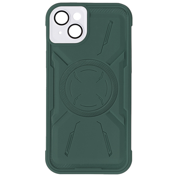 Case for iPhone 15 Plus, ERBORD Armor Mag, green
