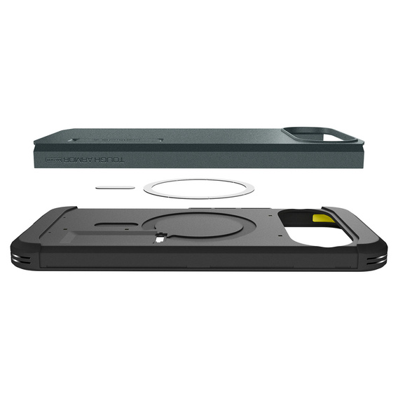 Spigen Tough Armor MagSafe case for Google Pixel 10 Pro XL, Abyss Green