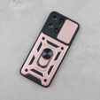 Case for Xiaomi Redmi 12, CamShield Slide, pink rose gold