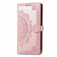 Flip case for Motorola Moto G24 / G24 Power / G04, Mandala, pink